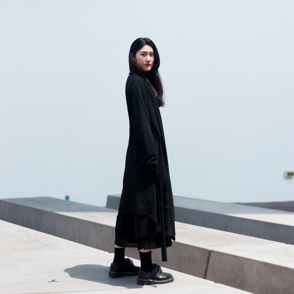 SLEEEP ╳ ECO-MELANGE™ Unisex Robe - Lightweight, comfortable, and ideal for lounging at home or traveling