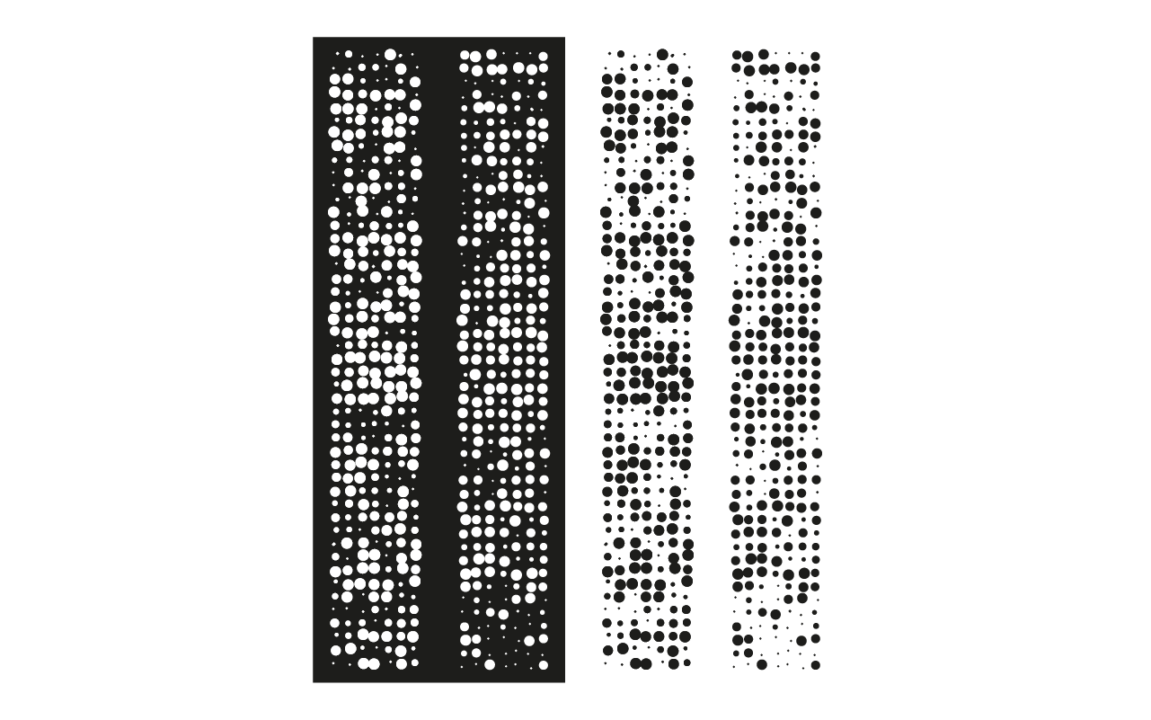 Data Art ╳ Japanese Traditional Handkerchief 'Tenugui' - 'Clouds'