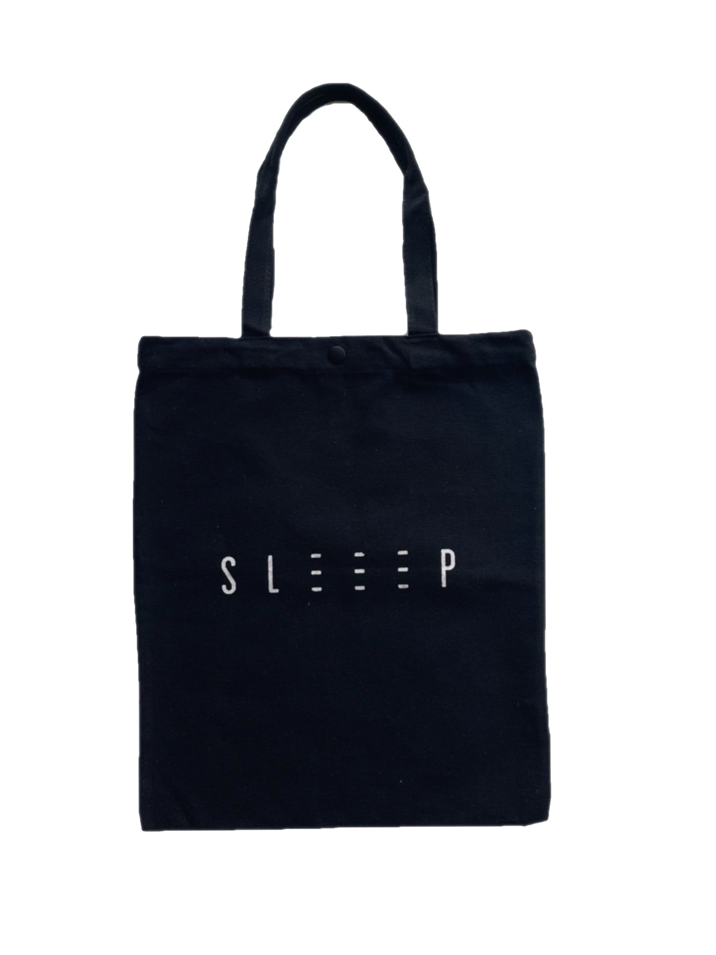 SLEEEP Canvas Totebag with button - suitable for everyday use