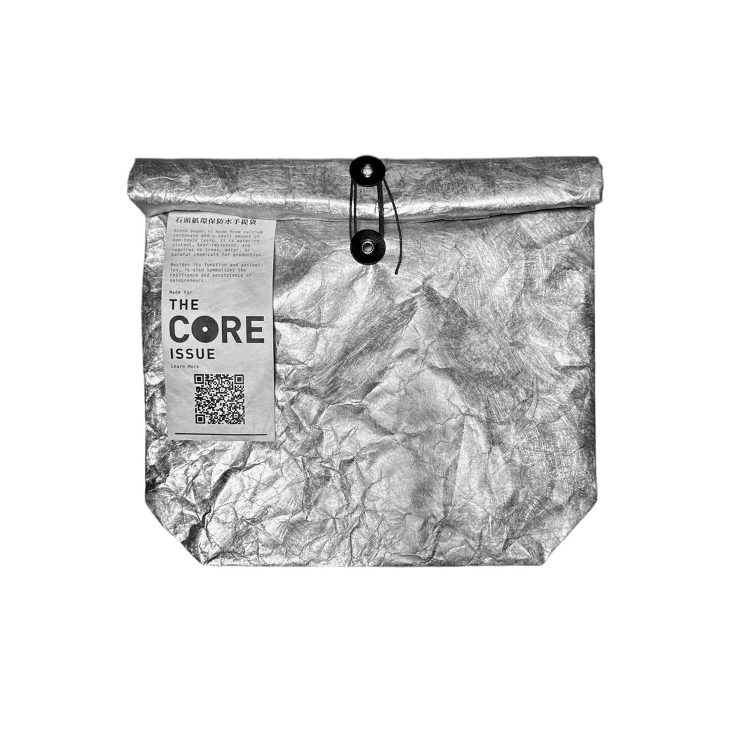 CORE Stonepaper Resusable Waterproof Tote Bag -perfect for carrying and shopping.